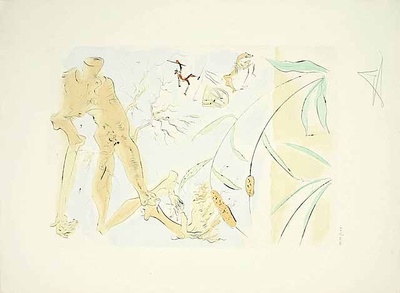664 Eiche & Schilfrohr, C.1974 by Salvador Dali Pricing Limited Edition Print image