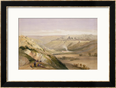 Jerusalem, April 5Th 1839, Plate 18 From Volume I Of The Holy Land by David Roberts Pricing Limited Edition Print image