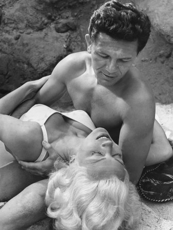 Actors John Garfield And Lana Turner In A Scene From Movie The Postman Always Rings Twice by Walter Sanders Pricing Limited Edition Print image