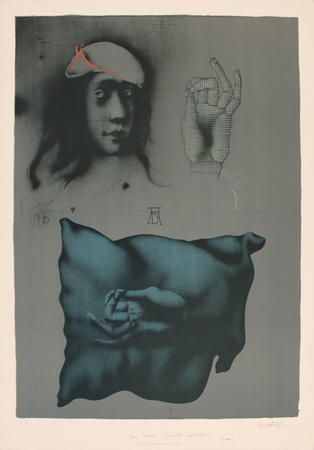 Der Junge Durer, Seine Hand Und Sein Kissen by Paul Wunderlich Pricing Limited Edition Print image