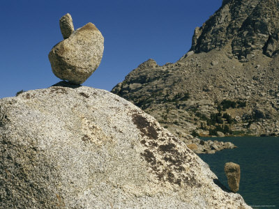 Balanced Rocks Placed By Passing Hikers by Stephen Sharnoff Pricing Limited Edition Print image