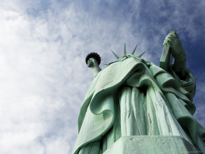 Looking Up At Statue Of Liberty From Below On Liberty Island by Gavin Gough Pricing Limited Edition Print image