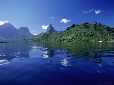 Cook's Bay Landscape, French Polynesia by Manfred Gottschalk Pricing Limited Edition Print image