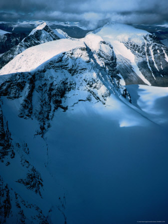 Looking North From Northern Peak Of Kebnekaise, Lapland, Sweden by Cornwallis Graeme Pricing Limited Edition Print image