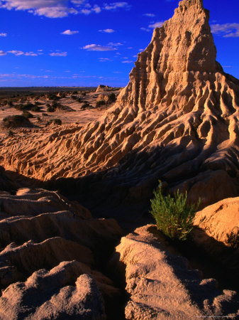 Great Wall Of China Rock Formation, Mungo National Park, Australia by Cheryl Conlon Pricing Limited Edition Print image