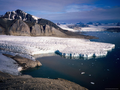 Floating Glacier Blomstrandbreen View From Nordvagfjellet, Blomstrand by Graeme Cornwallis Pricing Limited Edition Print image