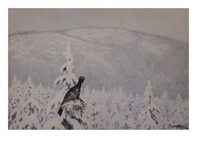 Snowing And Snowing, 1903 by Theodor Severin Kittelsen Pricing Limited Edition Print image