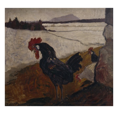 Rooster, 1906 (Oil On Canvas) by Bernhard Dorotheus Folkestad Pricing Limited Edition Print image