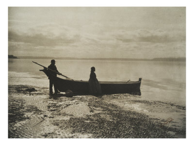 Evening On The Sound by Edward S. Curtis Pricing Limited Edition Print image