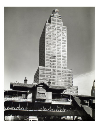 Mcgraw Hill Building, From 42Nd Street And Ninth Avenue Looking East, Manhattan by Berenice Abbott Pricing Limited Edition Print image