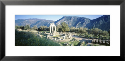 Greece, Delphi, The Tholos, Ruins Of The Ancient Monument by Panoramic Images Pricing Limited Edition Print image