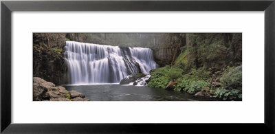Waterfall In A Forest, Middle Falls Of The Mccloud River, California, Usa by Panoramic Images Pricing Limited Edition Print image