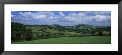 Clouds Over A Landscape, Welsh Marches, Wales by Panoramic Images Pricing Limited Edition Print image