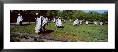 Statues In The Field, Korean War Memorial, Washington D.C., Usa by Panoramic Images Pricing Limited Edition Print image
