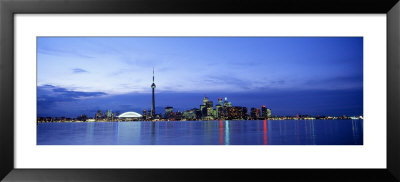 Skyline At Dusk, Toronto, Ontario, Canada by Panoramic Images Pricing Limited Edition Print image