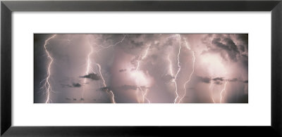 Lightning, Thunderstorm, Weather, Sky, Clouds by Panoramic Images Pricing Limited Edition Print image