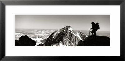 Hiker, Grand Teton Park, Wyoming, Usa by Panoramic Images Pricing Limited Edition Print image