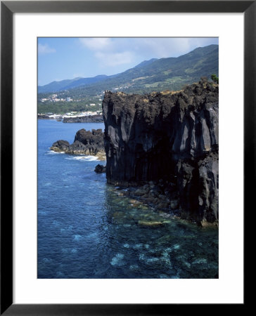 Volcanic Coastline, Island Of Sao Jorge, Azores, Portugal, Atlantic by David Lomax Pricing Limited Edition Print image