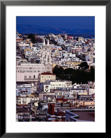 Cityscape From Hyde Street, San Francisco, California, Usa by Richard I'anson Pricing Limited Edition Print image