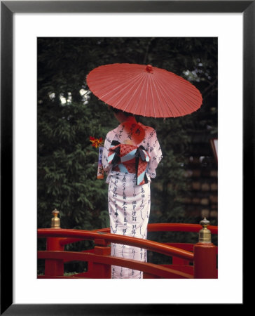 Geisha Girl With Kimono At Festival, Japan by Demetrio Carrasco Pricing Limited Edition Print image