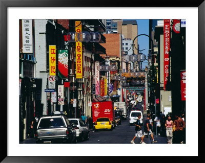 Little Bourke Street, The Heart Of Chinatown, Melbourne, Australia by Krzysztof Dydynski Pricing Limited Edition Print image