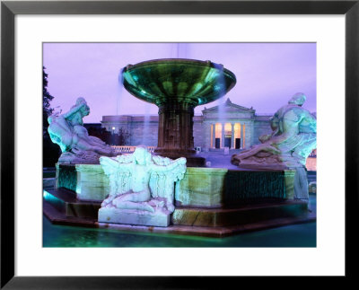 Fountain Outside Museum Of Art, Cleveland, United States Of America by Richard Cummins Pricing Limited Edition Print image