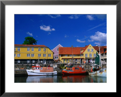 Village Harbour, Svaneke, Bornholm, Denmark by Anders Blomqvist Pricing Limited Edition Print image