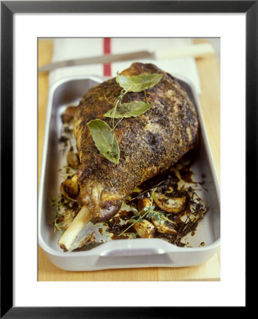 Leg Of Lamb With Herb Crust by Jean Cazals Pricing Limited Edition Print image