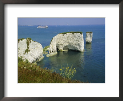 Old Harry Rocks, Isle Of Purbeck, Dorset, England, Uk by Roy Rainford Pricing Limited Edition Print image