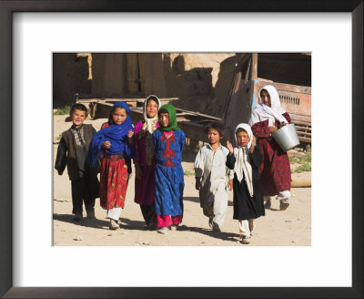Local Children, Yakawlang, Afghanistan by Jane Sweeney Pricing Limited Edition Print image