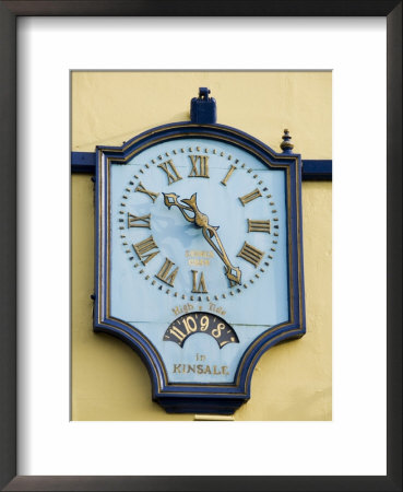 Famous Clock On The Blue Haven Hotel, Kinsale, County Cork, Munster, Republic Of Ireland by R H Productions Pricing Limited Edition Print image