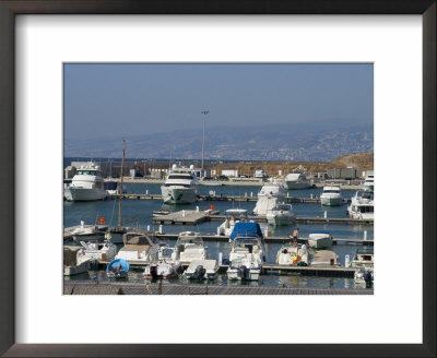 Boats In The Harbour Area, Beirut, Lebanon, Middle East by Christian Kober Pricing Limited Edition Print image