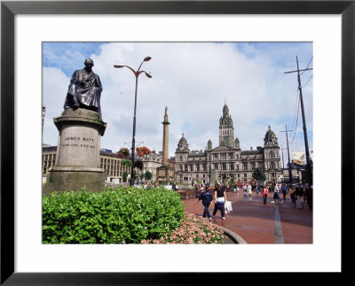 Town Hall, George Square, Glasgow, Scotland, United Kingdom by Yadid Levy Pricing Limited Edition Print image
