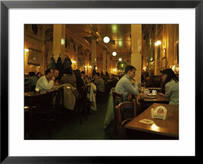 Interior Of Cafe Pub, Brussels, Belgium by Michael Jenner Pricing Limited Edition Print image