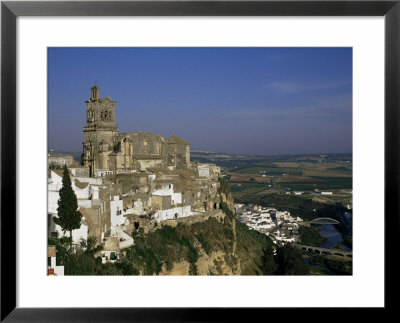 View Of Village, Arcos De La Frontera, Cadiz, Andalucia, Spain by Michael Busselle Pricing Limited Edition Print image