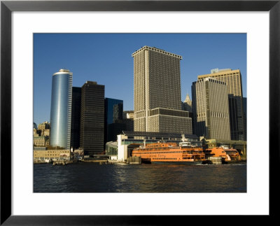 Staten Island Ferry, Business District, Lower Manhattan, New York City, New York, Usa by Robert Harding Pricing Limited Edition Print image