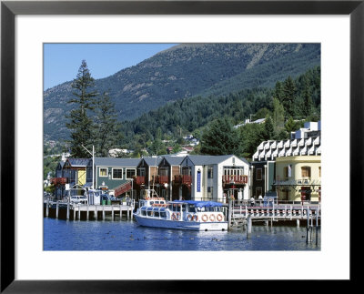 The Waterfront, Queenstown, Lake Wakatipu, Otago, South Island, New Zealand by Robert Francis Pricing Limited Edition Print image