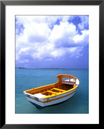 Close-Up Of Fishing Boat, Aruba by Bill Bachmann Pricing Limited Edition Print image