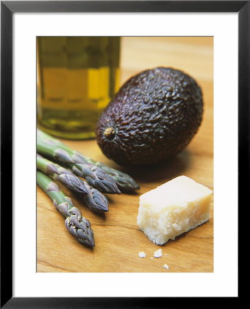 Parmesan, Green Asparagus, Avocado And Olive Oil by Véronique Leplat Pricing Limited Edition Print image
