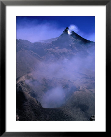 Smoke Coming From Volcano Caldera, Mt. Etna, Italy by Bethune Carmichael Pricing Limited Edition Print image