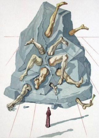 Dc Enfer 19 - Les Simoniaques by Salvador Dalí Pricing Limited Edition Print image