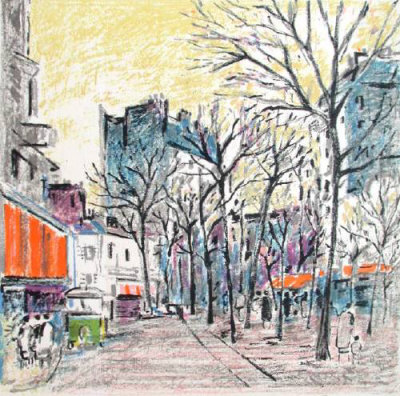 Paris Boulevard De Rochechouart by Robert Savary Pricing Limited Edition Print image