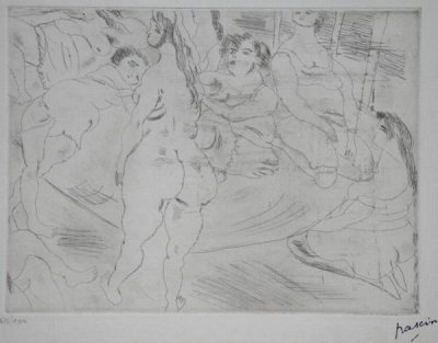 129 - Les Amies by Jules Pascin Pricing Limited Edition Print image