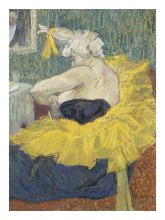 The Female Clown Cha-U-Ko Artist At The Moulin Rouge by Henri De Toulouse-Lautrec Pricing Limited Edition Print image