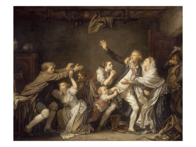 The Father's Curse, The Ungrateful Son, 1777 by Jean-Baptiste Greuze Pricing Limited Edition Print image