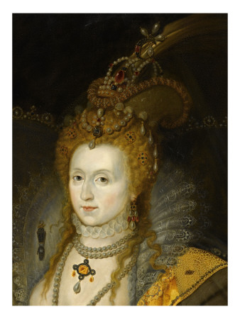 After Gerards Marcus The Younger, Queen Elizabeth I Of England, 1844 by George Peter Alexander Healy Pricing Limited Edition Print image