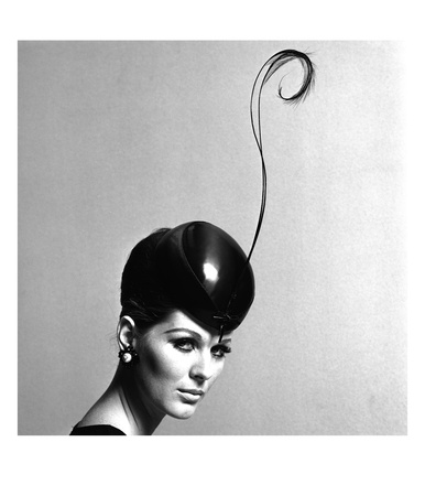 Pillbox Hat With Feather, 1960S by John French Pricing Limited Edition Print image