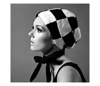 Black And White Checked Bonnet, 1960S by John French Pricing Limited Edition Print image