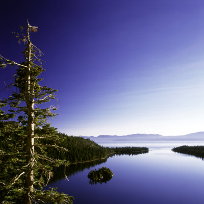 Fannette Island, Emerald Bay, Emerald Bay State Park, Lake Tahoe, California, Usa by Images Monsoon Pricing Limited Edition Print image