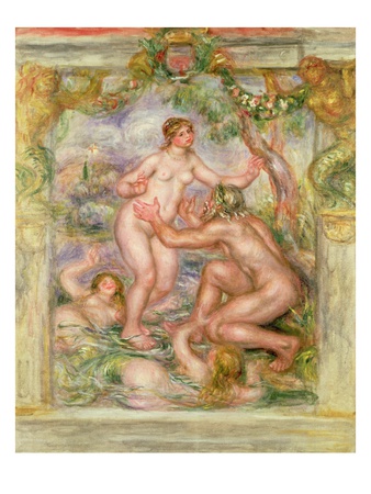 The Saone Flowing Into The Arms Of The Rhone, 1915 by Pierre-Auguste Renoir Pricing Limited Edition Print image